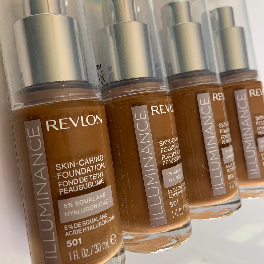 REVLON Illuminance Skin-Caring Foundation Lot Shade 501